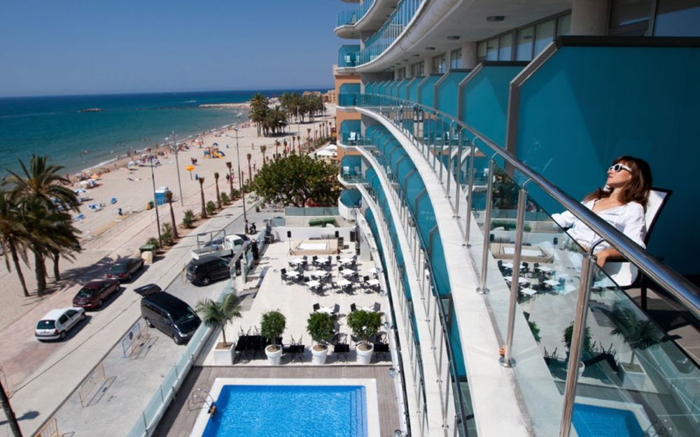 Hotel Allon Mediterrania Villajoyosa Exteriör bild